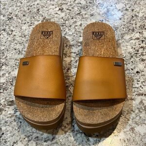 Reef cushion scout natural Slide Sandals